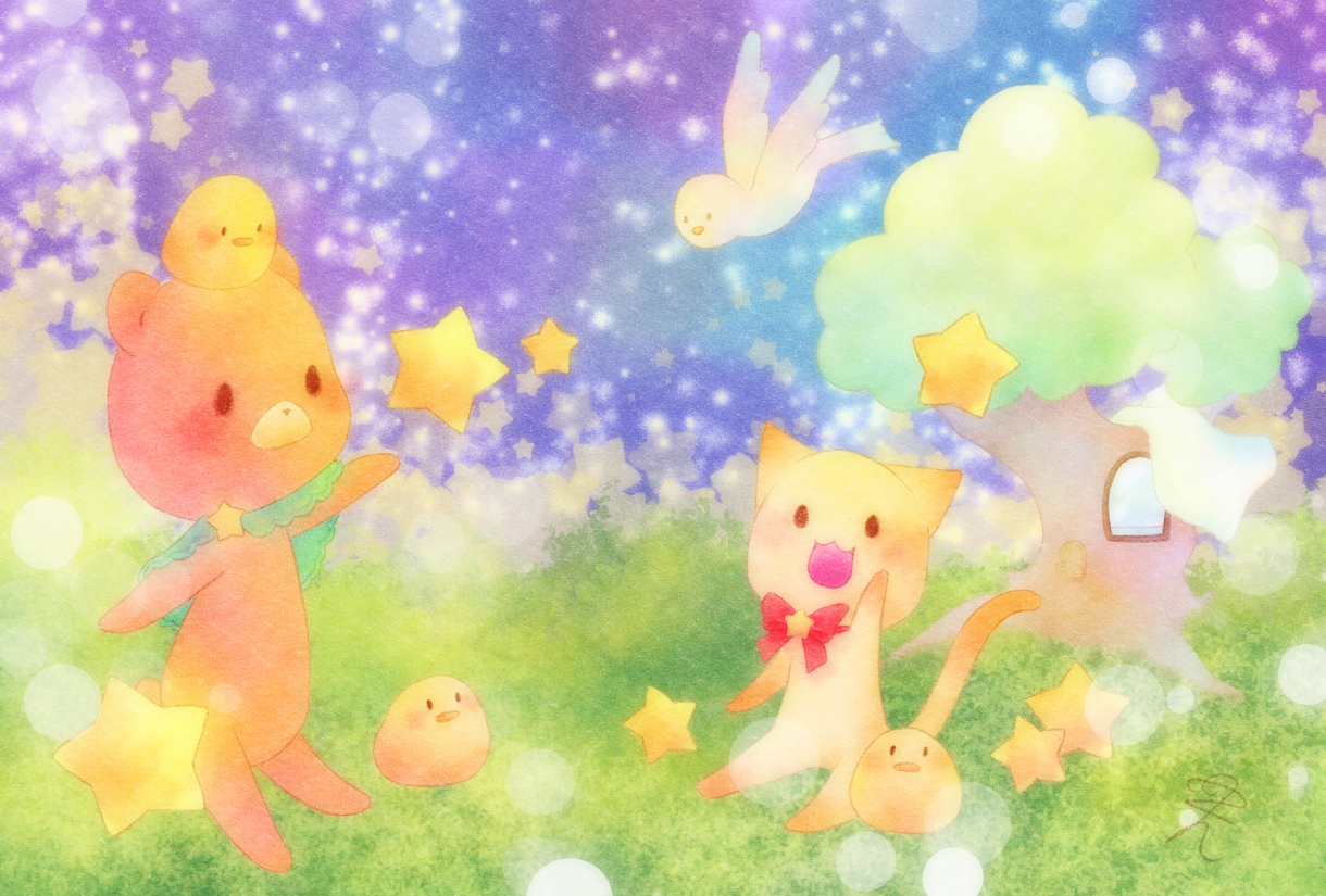 優しいイラストの描き方相談できます 絵本系のイラストの相談や、色選びのコツなどお教えします イメージ1