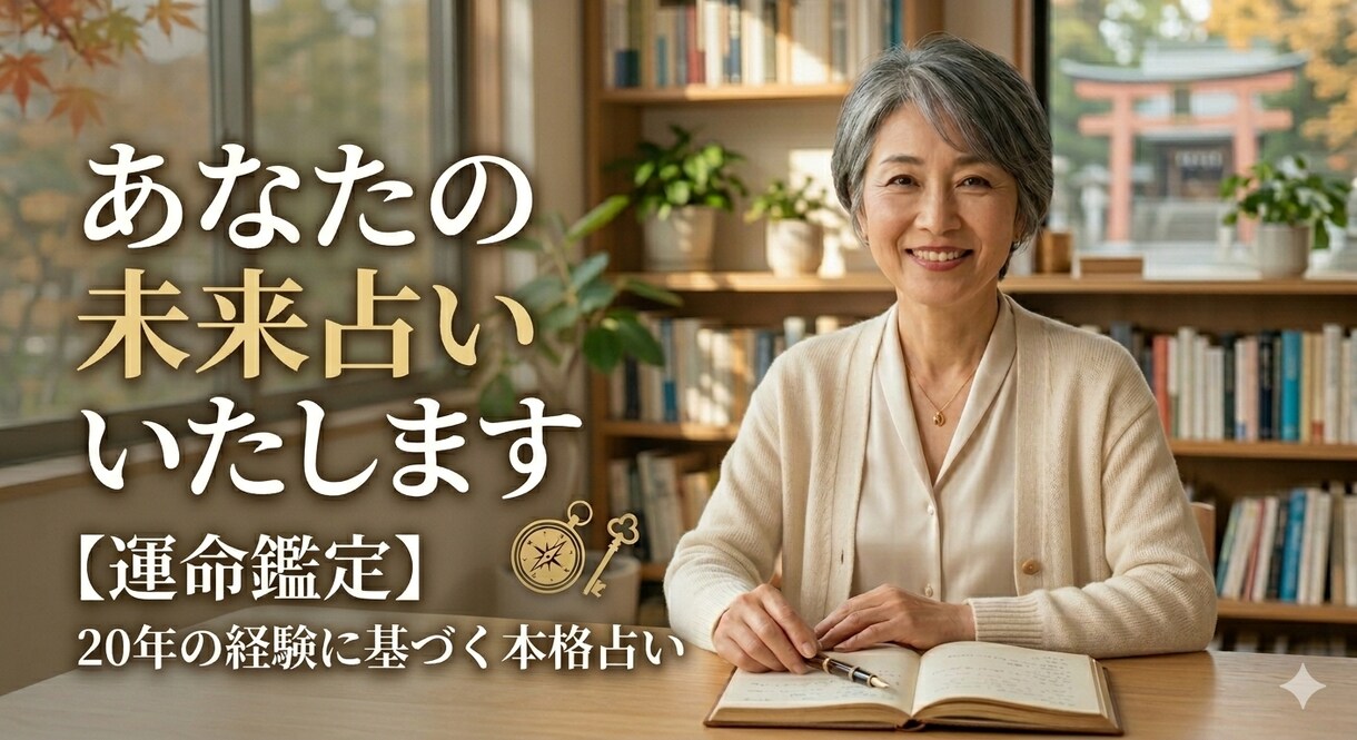 問題の原因を見つけるお手伝い致します 【運命鑑定】20年の経験に基づく本格占い イメージ1