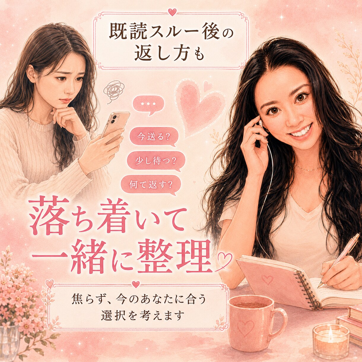 彼に送るLINE返信を本音で一緒に考えます 重くならず本音が伝わる彼への一文を女性目線で考えます イメージ8