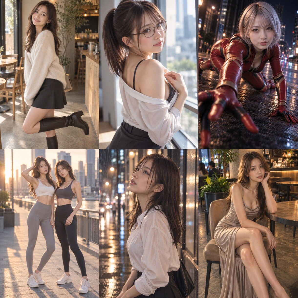 AI美女・美男子のプロンプト作成を簡単にします スマホで選んでコピペするだけの買い切り型ツール イメージ2