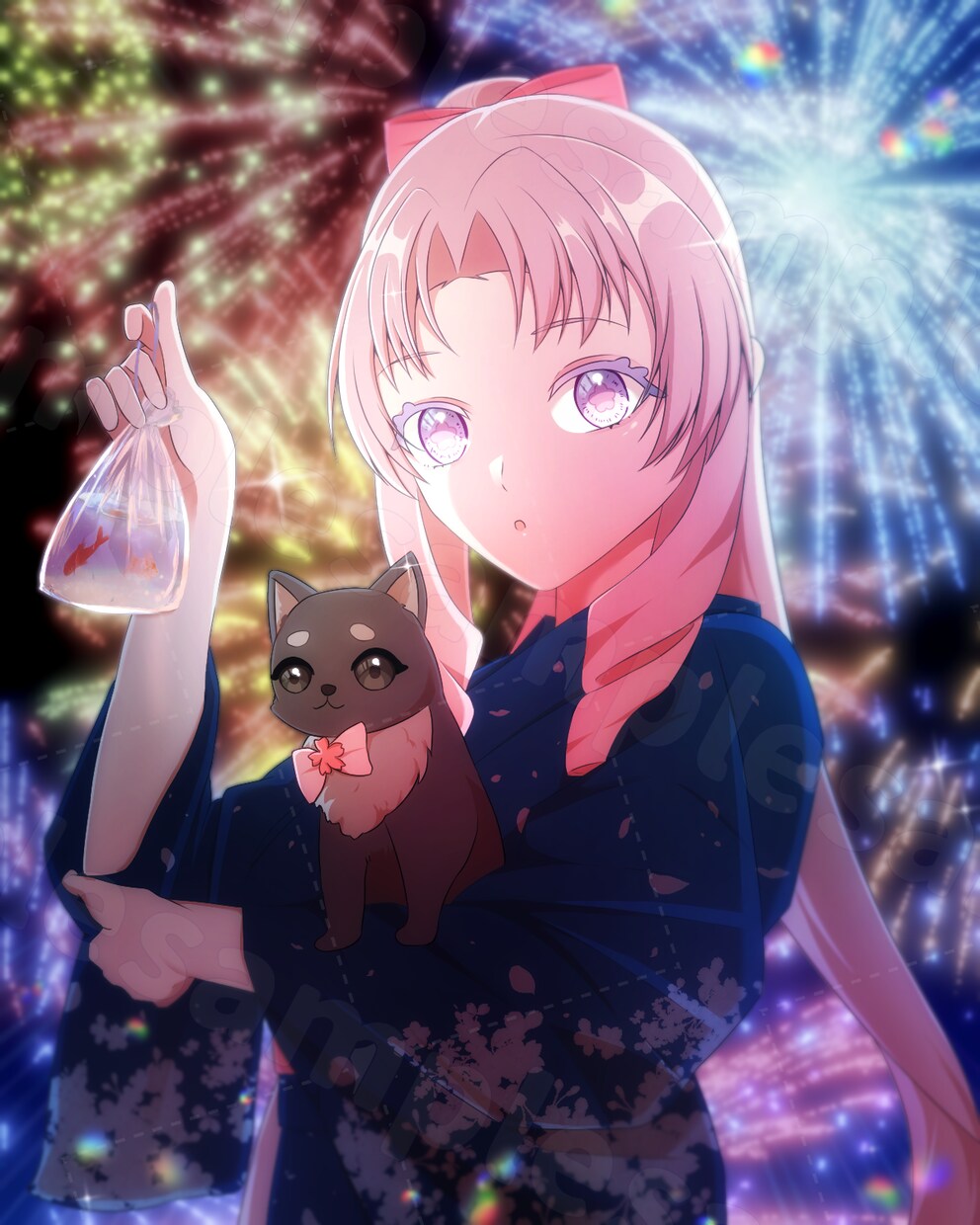 個人Vtuber様専門SNS用イラスト描きます 返礼品/一枚絵/グッズ/配信サムネ/記念イラスト商用可 イメージ7
