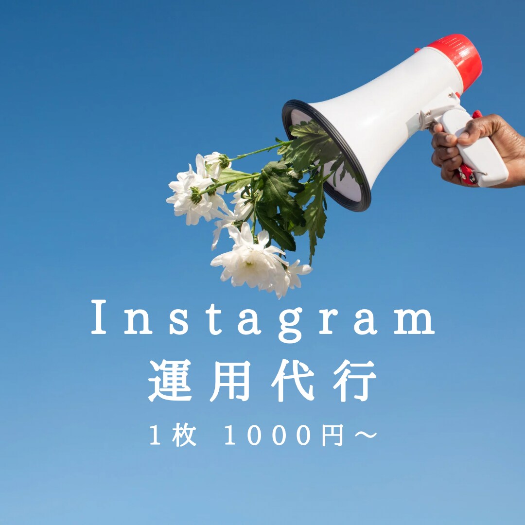 Instagram運用代行をします インスタの投稿をつくる時間のない方におすすめ イメージ1