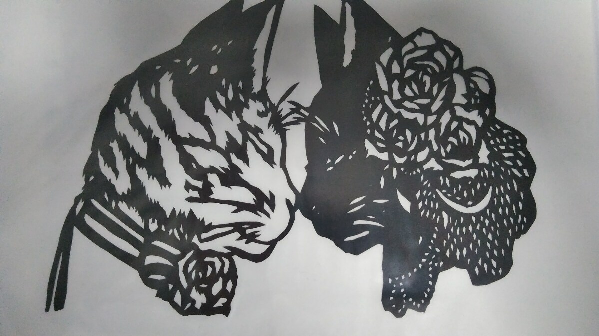 インテリア好きの方には必見ですます 切り絵で部屋を明るくしていきます。 イメージ2