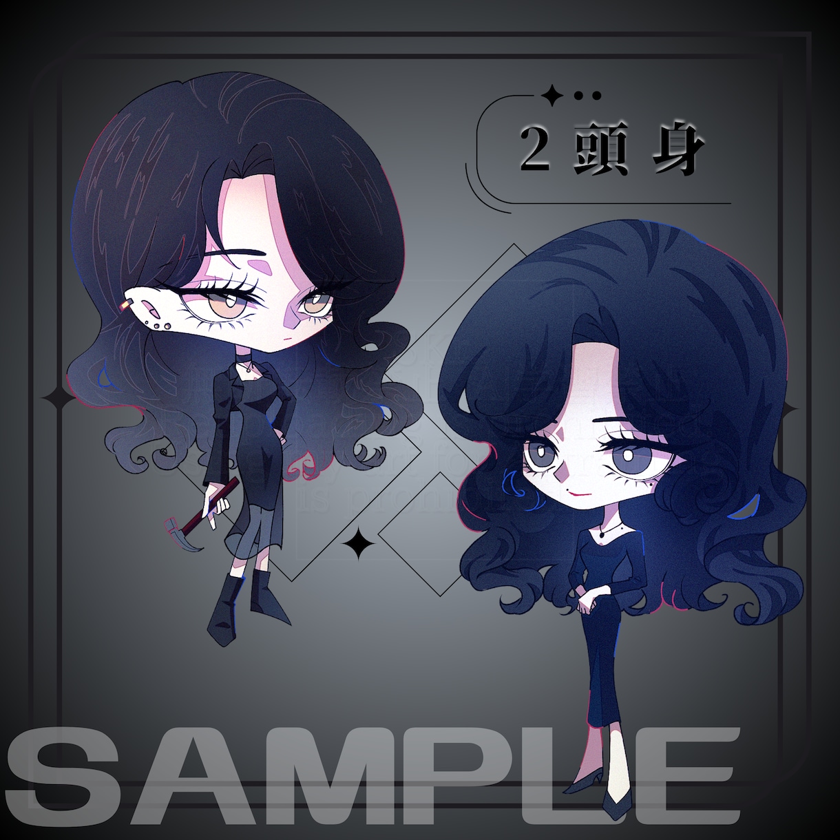 カートゥーン風SDイラストを制作いたします パキッとした動きのあるデフォルメキャラクターを生み出します！ イメージ4