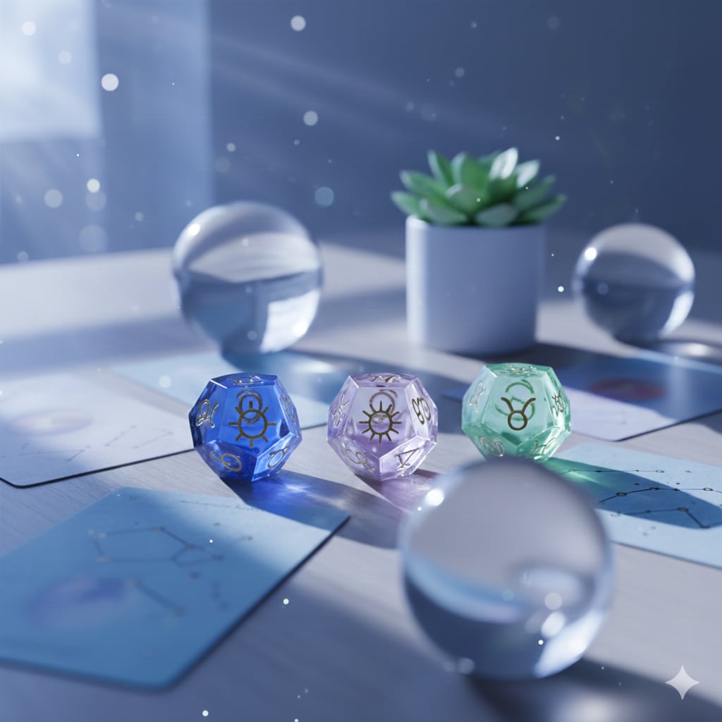 星のサイコロであなたを笑顔に導きます 生年月日不要！ アストロダイスがあなたのモヤモヤを解消 イメージ2