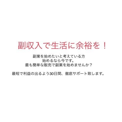 ネット販売を1からコンサル致します 買う側から【売る側】になりませんか？ イメージ2