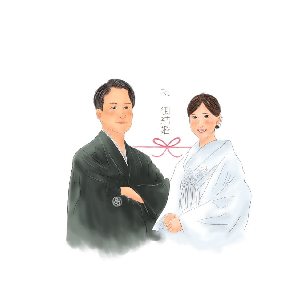 似顔絵とお名前の詩を描きます 思い出をまるごと、あの頃にそっと会いにいける一枚 イメージ7
