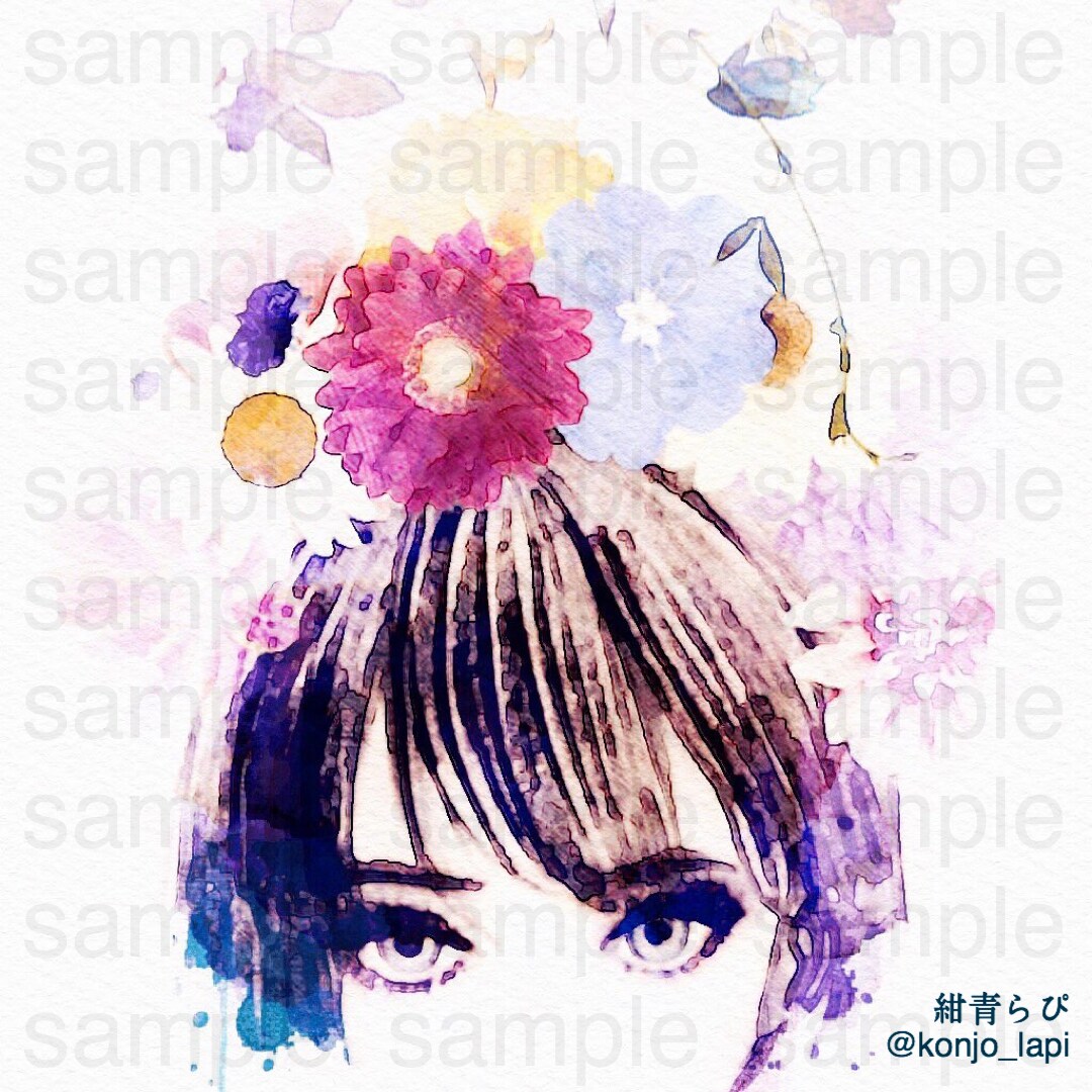 最短1日★SNS用オリキャラアイコンを描きます ★アイコン/ブログ等★この絵柄を使いたい！ならお任せあれ！ イメージ6