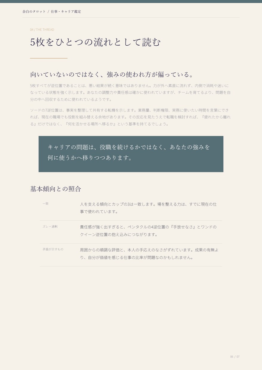 月3テーマを5枚のタロットで鑑定します 4つの鑑定から自由に選べる月額プランです イメージ7