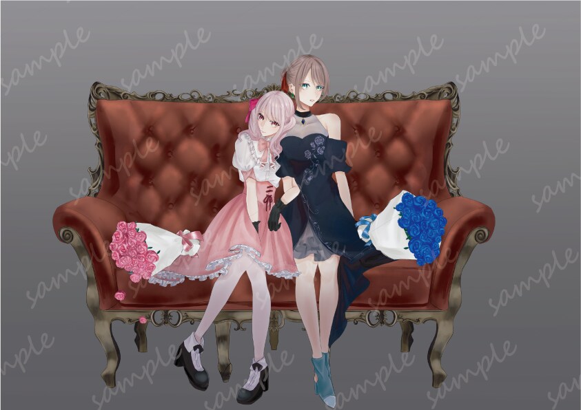 MV等で使用出来る1枚絵作成いたします MVや誕生日イラストで使える1枚絵を作成します。 イメージ4