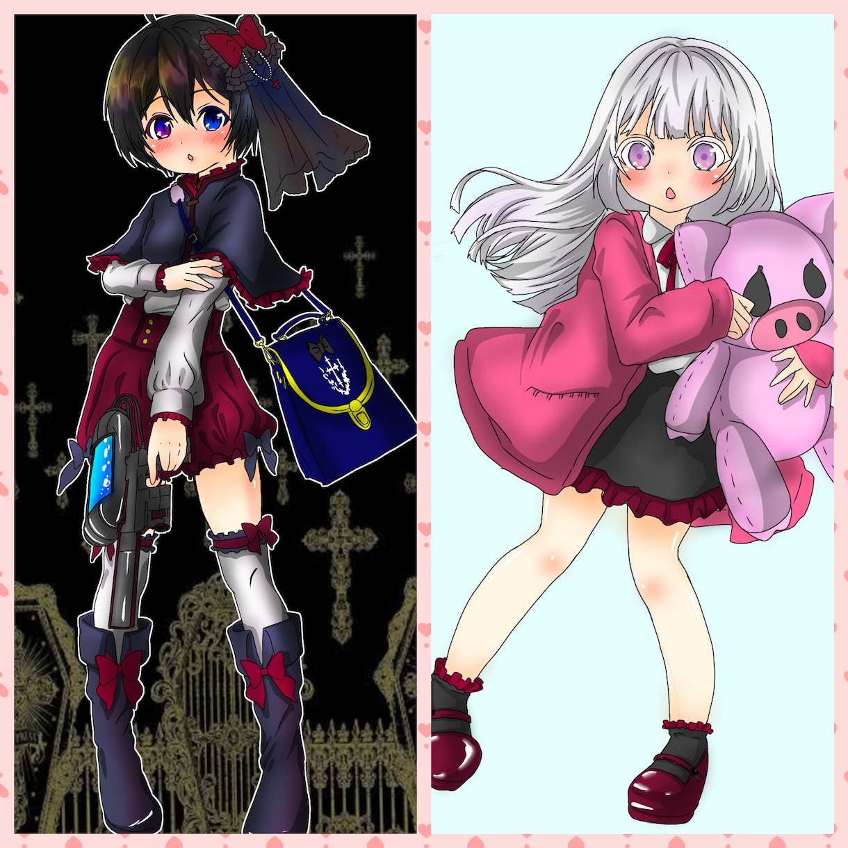 キャラデザお手伝いします 貴方の動画やゲーム､小説のキャラクターを立ち絵にします イメージ2