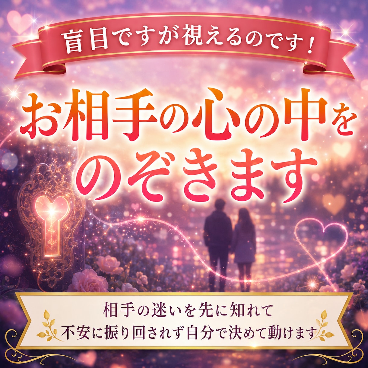 盲目ですが視えるのです！本音が知れて迷いが消えます 合わない理由を見つけ出し整えて一番楽に噛み合う未来へ導きます イメージ7