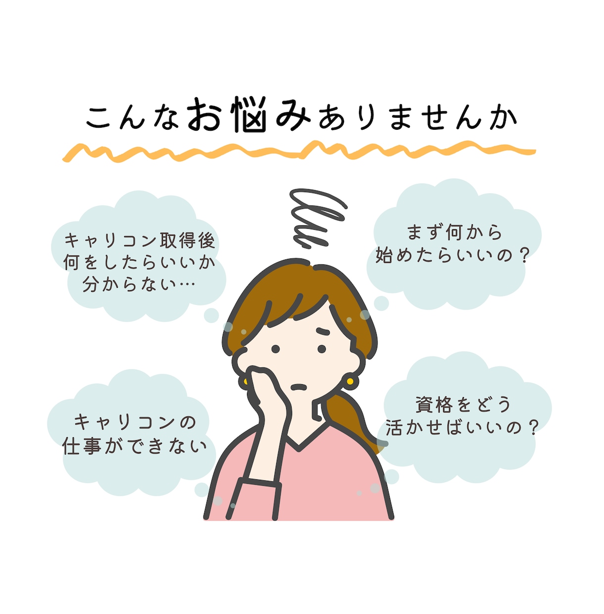 キャリコン取得後の次の1歩を一緒に考えます キャリコン取得後のモヤモヤを整理｜自分らしい活動の始め方相談 イメージ2