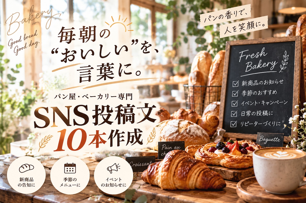 飲食店のSNS投稿文を10本作成します 集客につながる投稿をまとめて作成 イメージ8