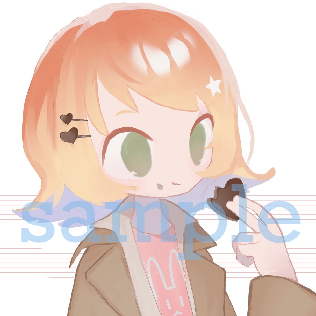 SNSで使えるアイコンをお描きします デフォルメチックでかわいいイラストを描きます。 イメージ5