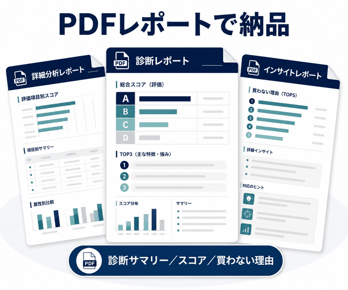 売れないLPの買わない理由を診断、PDF納品します 申込が来ない原因と、まず直すべき箇所をPDFで明確にします イメージ6