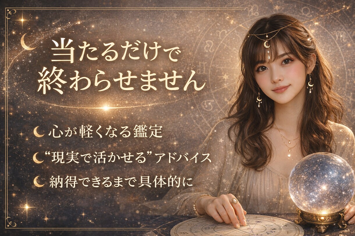 初めてのホロスコープを鑑定します 自分がわかる｜性格・恋愛・仕事を具体的に読み解きます イメージ1