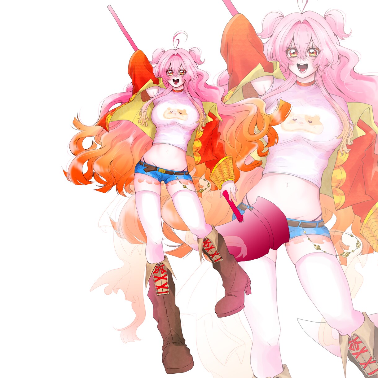 商用OK！グッズミニ絵等身絵立ち絵イラスト描きます デフォルメから等身絵・立ち絵までなんでも⚪︎ イメージ7