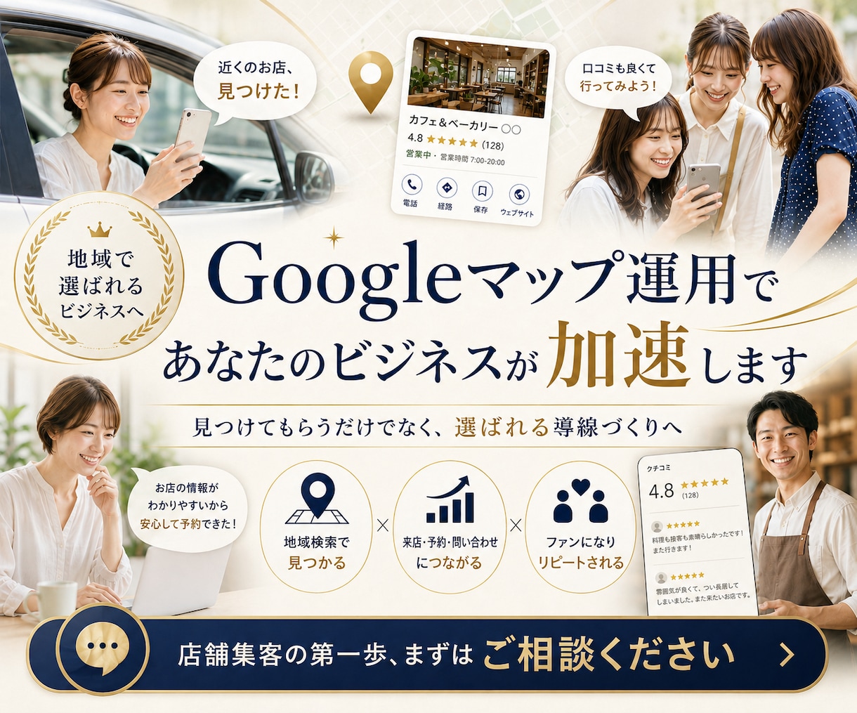 GoogleマップMEO対策を代行で店舗集客します GoogleビジネスプロフィールGoogleマイビジネス対応 イメージ10