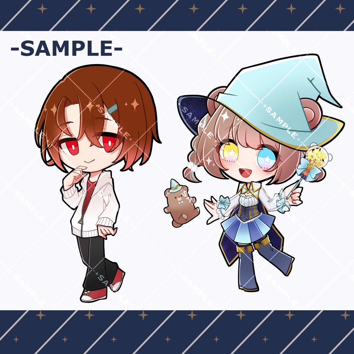 商用利用OK！可愛いSDキャライラスト描きます ちょっとしたところに使えるSDイラストです！ イメージ5