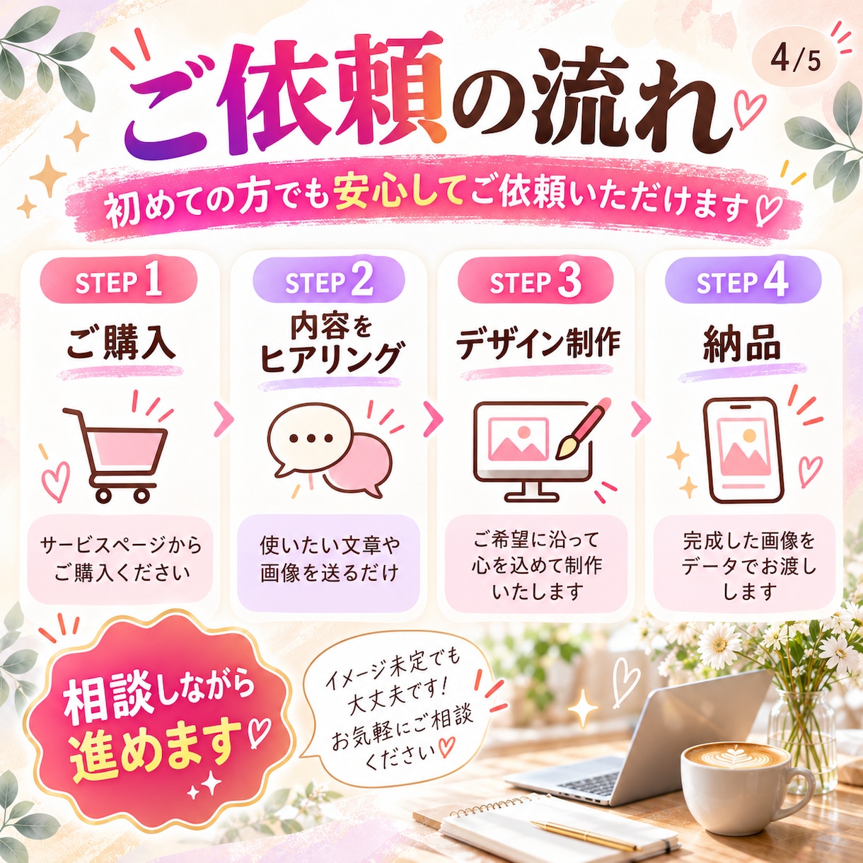 飲食店のインスタストーリー画像を2枚作ります 新メニュー告知に！先着3名様2枚1,000円 イメージ4