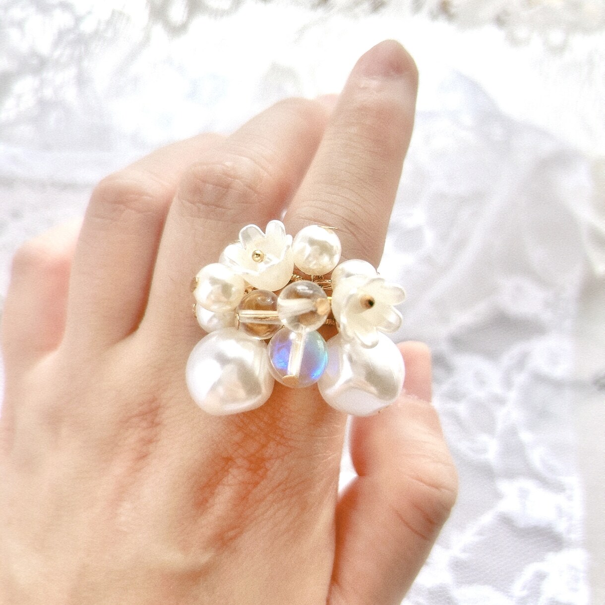 女性にときめき彩りオリジナルアクセサリーを届けます オリジナルアクセサリー、パール・レジン・パーツなど使用 イメージ8