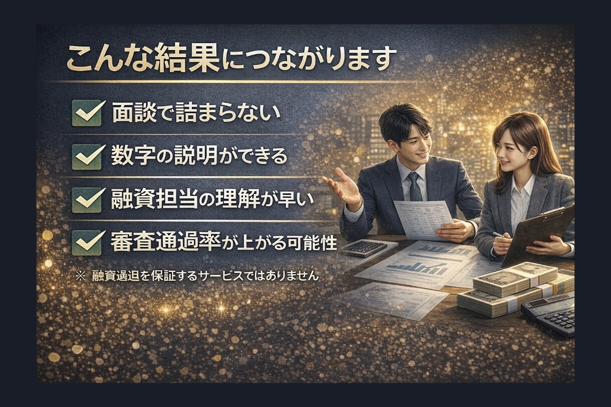 日本政策金融公庫の事業計画書を整えます 審査目線で弱点と面談対策を整理します！ イメージ7