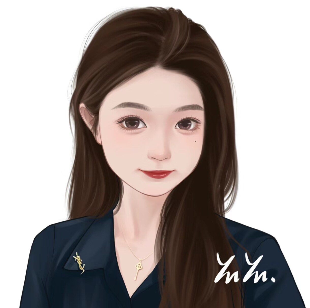 アニメ風リアルな似顔絵を制作します SNSで話題にできる似顔絵！アイコンやプレゼントに！ イメージ2