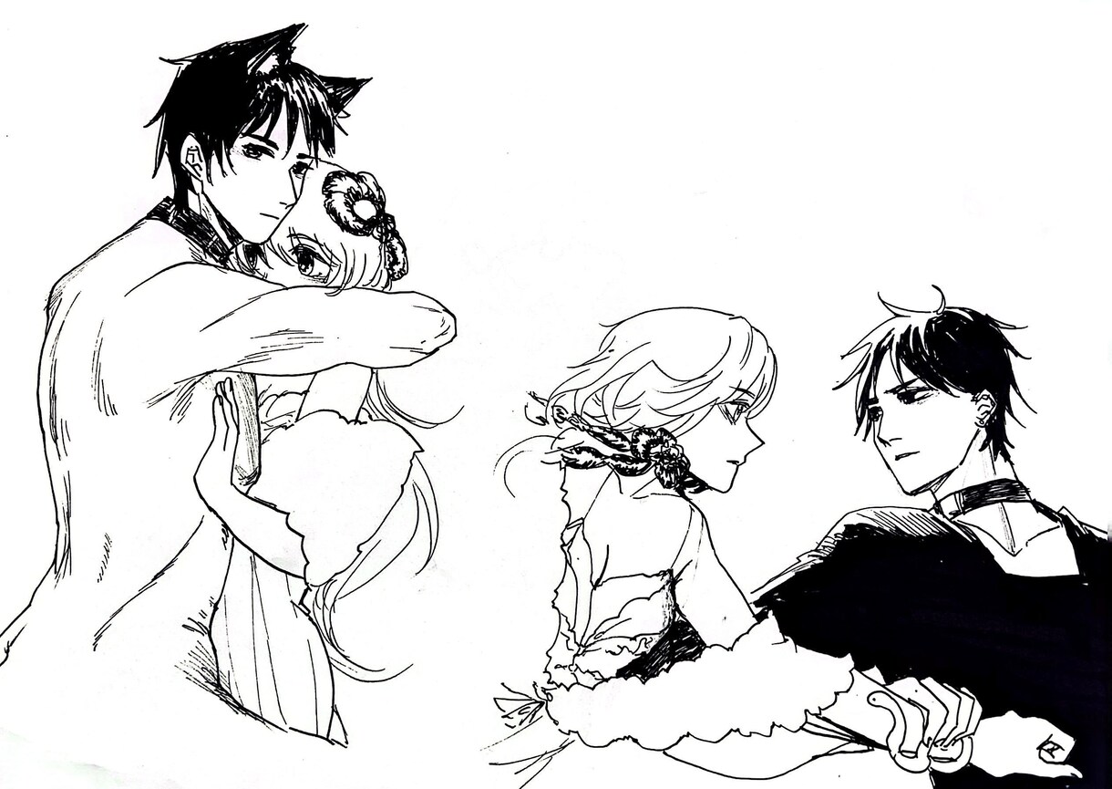 イラストと線画を描きます 夢絵や二次創作などいろいろを任せてください イメージ9