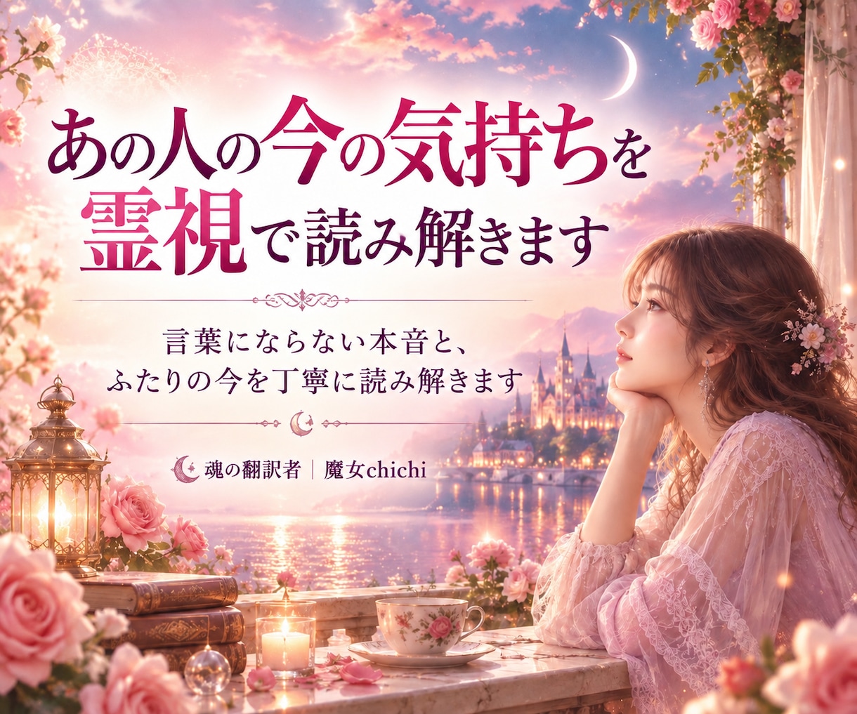 あの人の今の気持ちを霊視で読み解きます 言葉にならない本音と、ふたりの今を丁寧に読み解きます イメージ1
