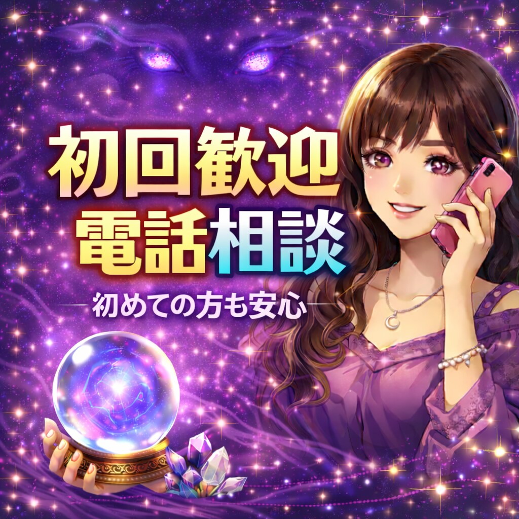 初回OK：話すだけで大丈夫！占いします 話してよかった、相談してよかったと思える鑑定をします。 イメージ1