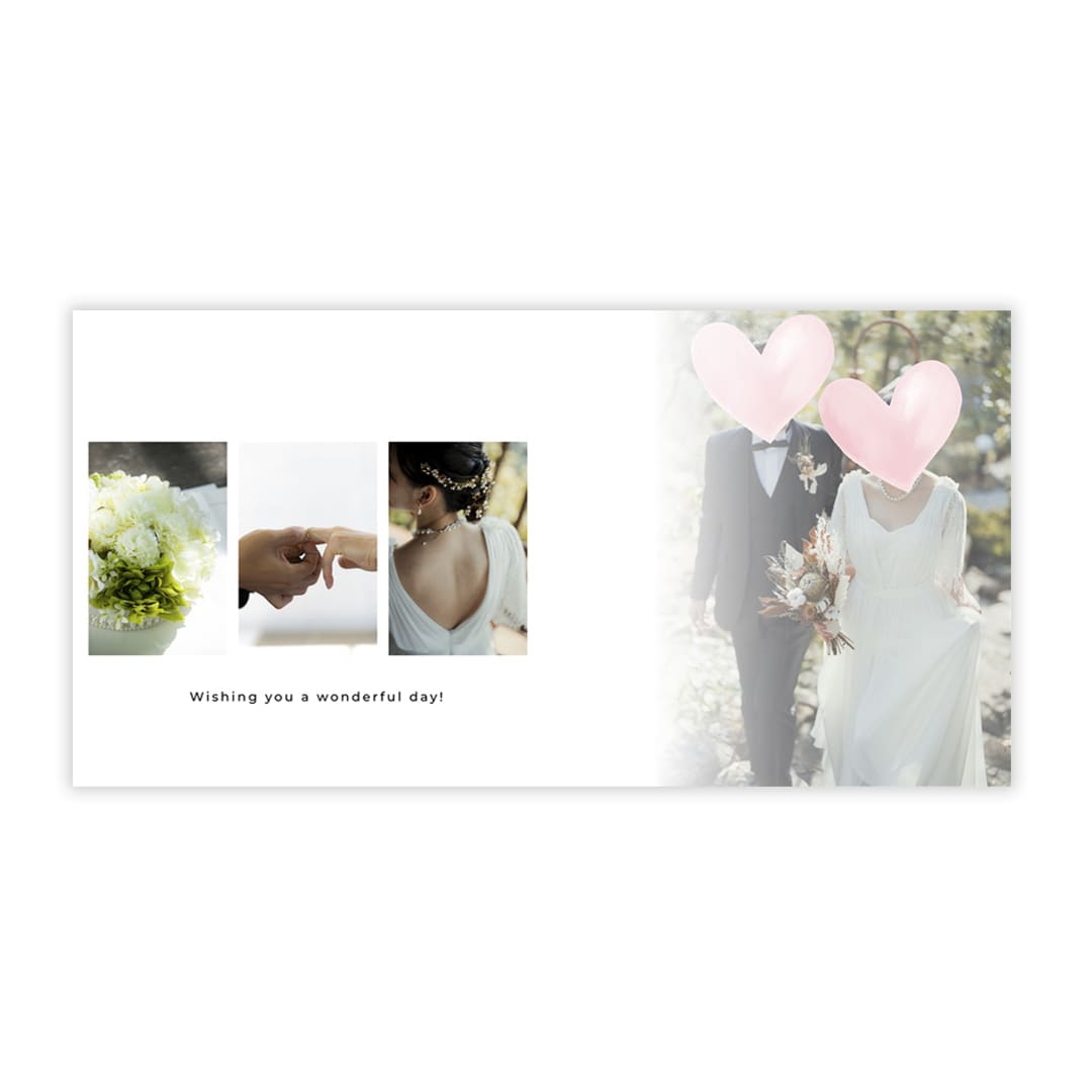 印刷込 おしゃれな結婚式アルバムお作りします ≪結婚式当日・前撮り写真≫に最適なアルバム作成します！ イメージ5