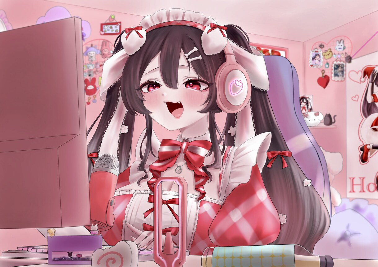 VTuber様、OCのイラストを描きます できる限りのご要望にお応えしたいと思っています イメージ7