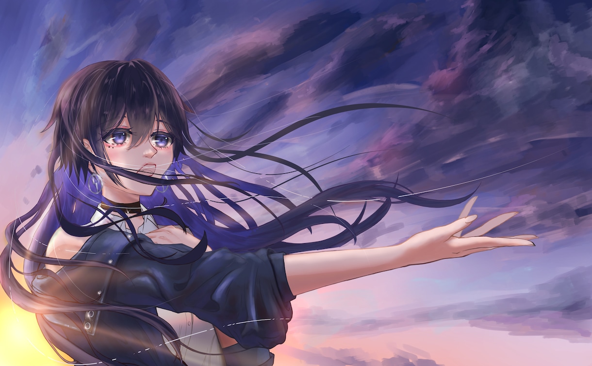 光と影の綺麗な雰囲気のある一枚絵をお描きします ご要望に合わせてまとまりのある光と影の綺麗な一枚絵を描きます イメージ8