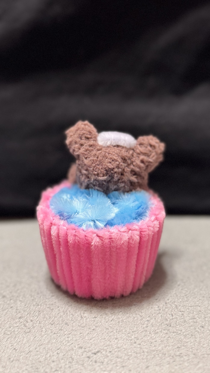 ふわふわ可愛いくまさんをお届けします ふわふわくまさんのカップ入り作品♡ イメージ3