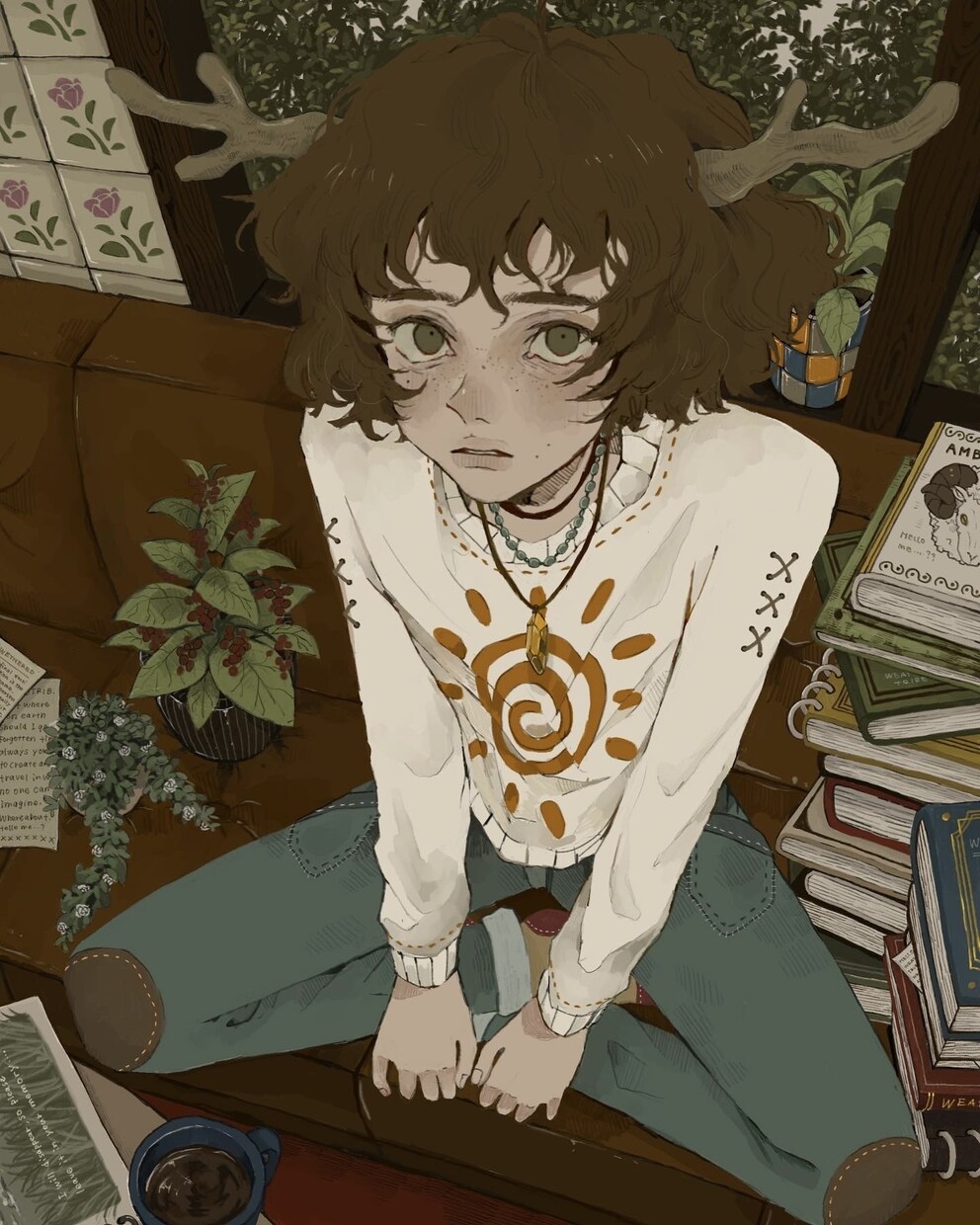儚くて、でもどこか温かい一枚絵イラスト描きます MVやグッズにしても素敵なイラスト･:*+. イメージ4