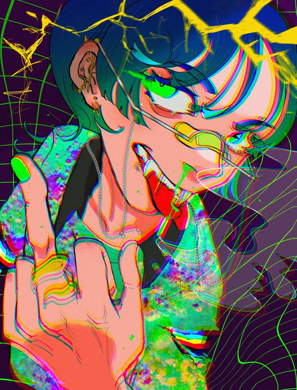 SNSのアイコン描きます かっこいい系の絵柄でアイコン作成します イメージ3