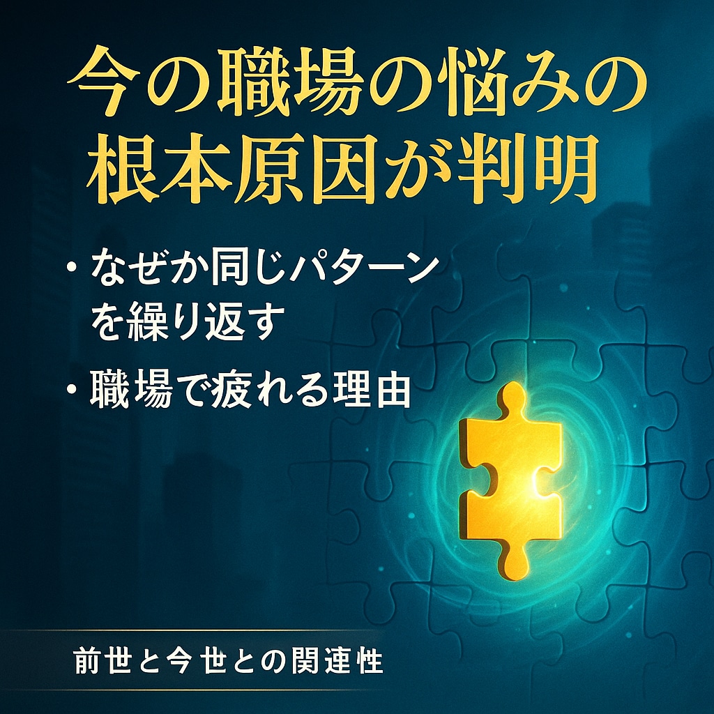 30年の霊視経験による【本格仕事鑑定】を行います 仕事運停滞の真の原因と人生好転への道筋を読み解きます イメージ10