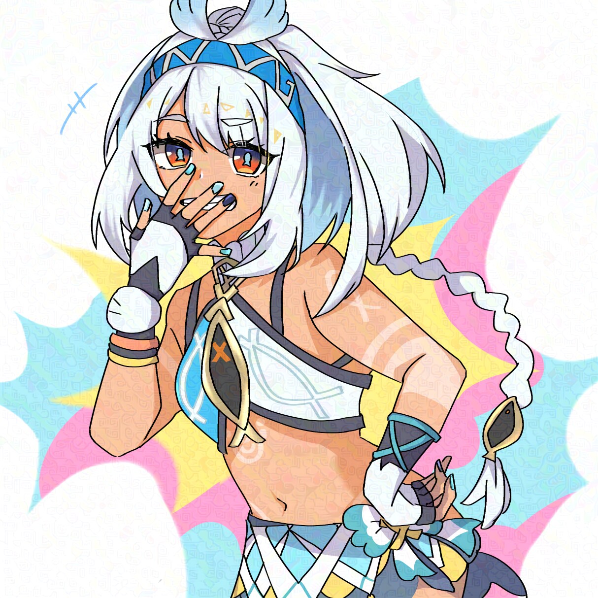 人物イラストなんでも描きます アニメ塗りの簡単な背景のキャラクター絵を早期納品します イメージ4