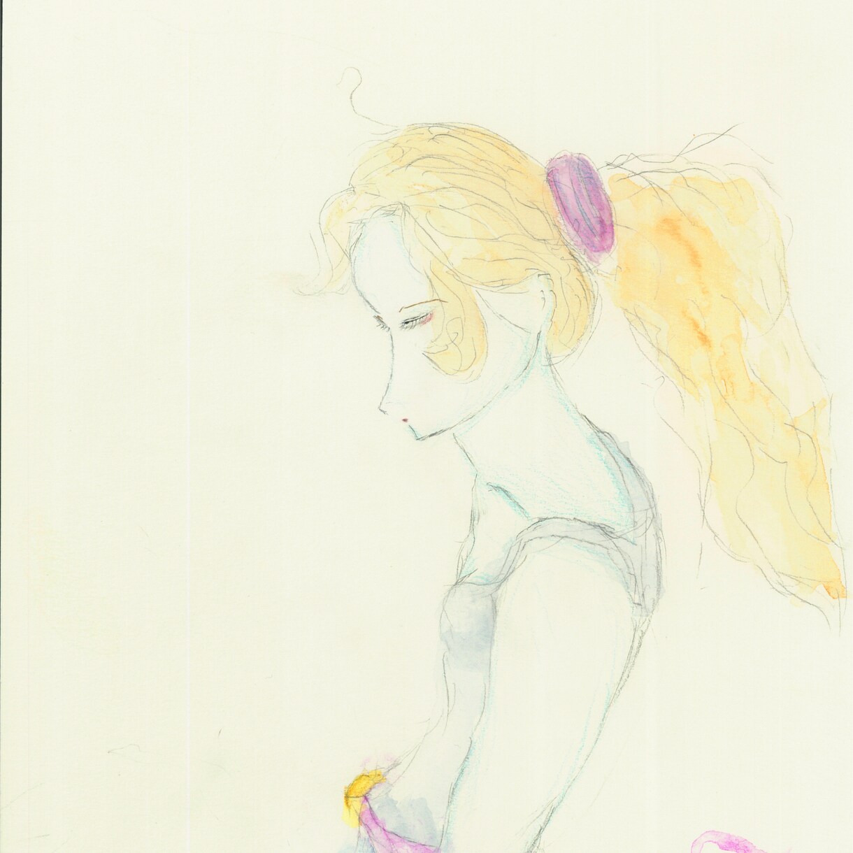 水彩画立ち絵制作します 透明感のある水彩で探索者を描きます イメージ1