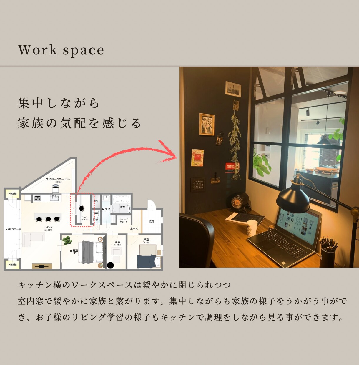 中古リノベーションの間取を提案します 家事動線にこだわり子供とペットと暮らす間取をつくります♪ イメージ5