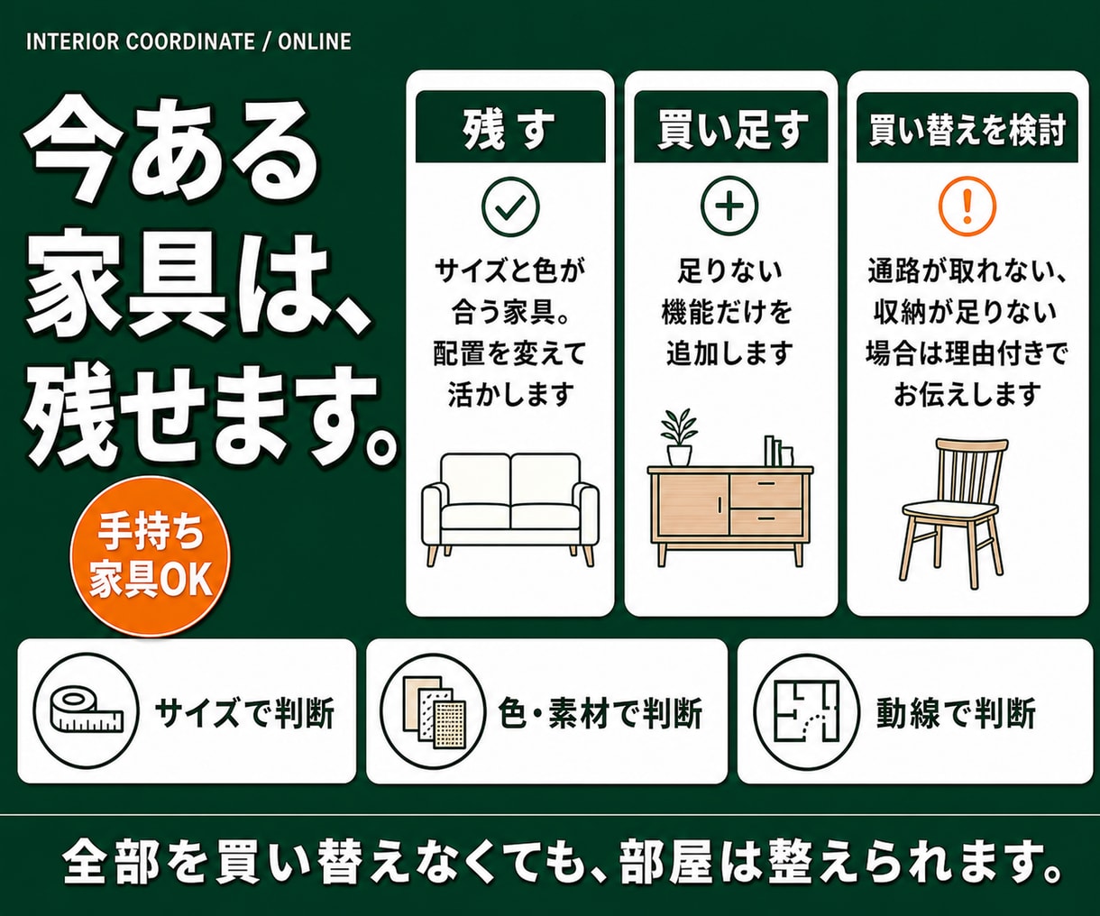 一級建築士監修インテリアコーディネートいたします 引越し・中古マンション・一人暮らしにインテリアコーディネート イメージ6