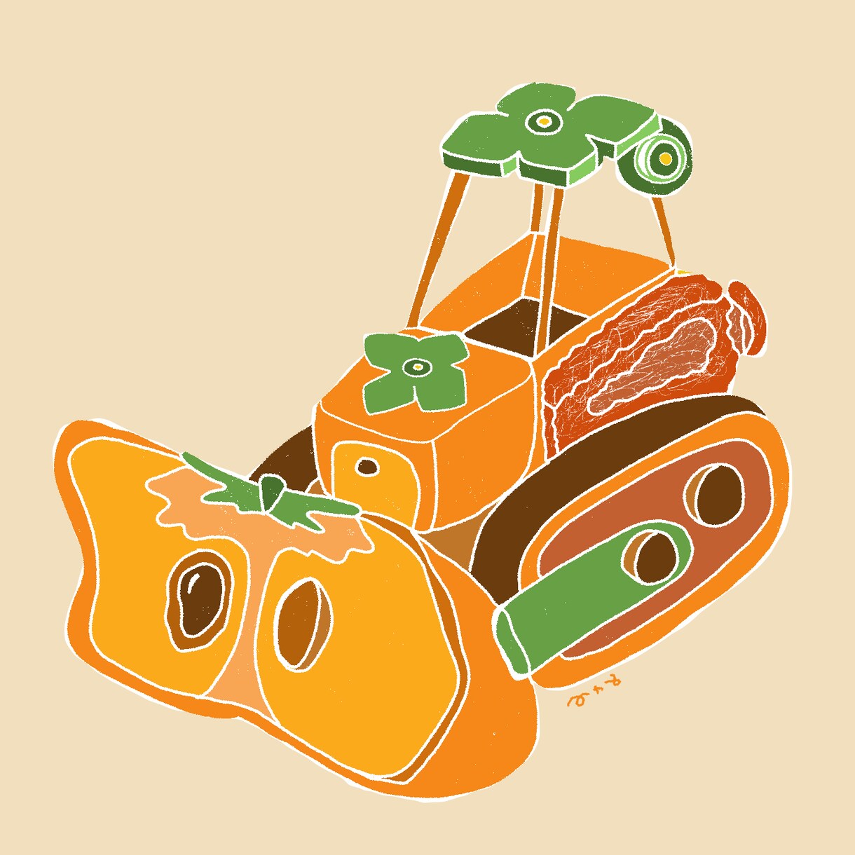 合体イラスト描きます アイコン・ロゴマーク・クラスTシャツに！ イメージ3
