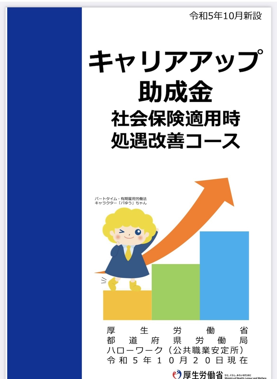 社労士が社会保険適用促進コースについて解説します キャリアアップ助成金いわゆる106万円の壁新コース説明します イメージ2