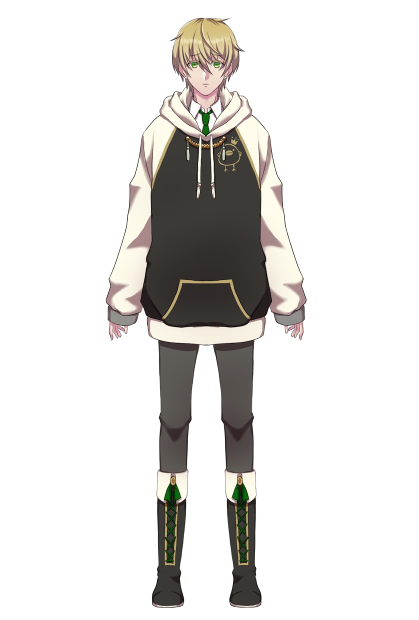 女性向けゲーム風キャラクター立ち絵描きます パーツ分けも可能！TRPGやVTuber等で使える立ち絵 イメージ9