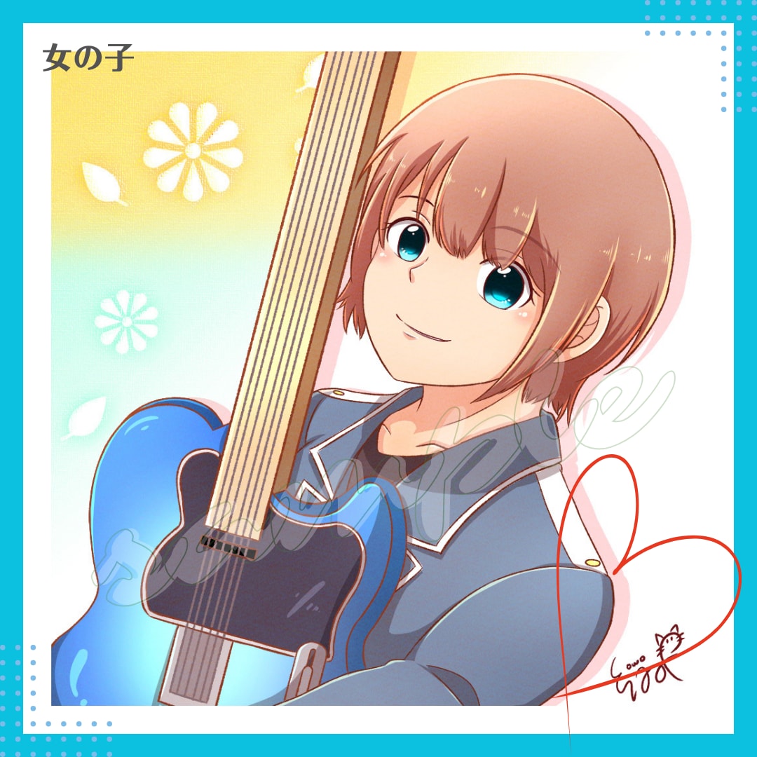 似顔絵アイコン(アニメ風)お描きします ～普通等身・ミニキャラどちらでも対応可～ イメージ6
