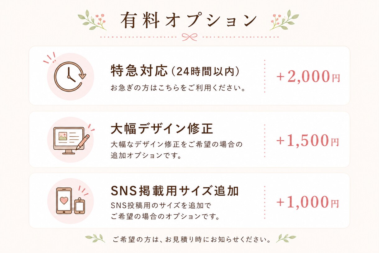 やさしく伝わるチラシ、フライヤー制作します ナチュラルで見やすく制作します イメージ4