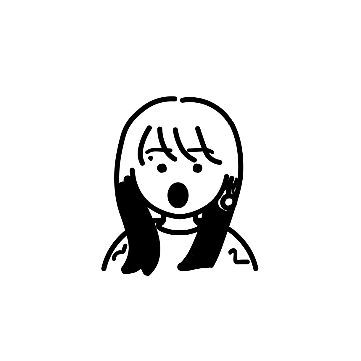 シンプルな似顔絵イラスト作ります SNSアイコンなどの利用にいかかですか イメージ2