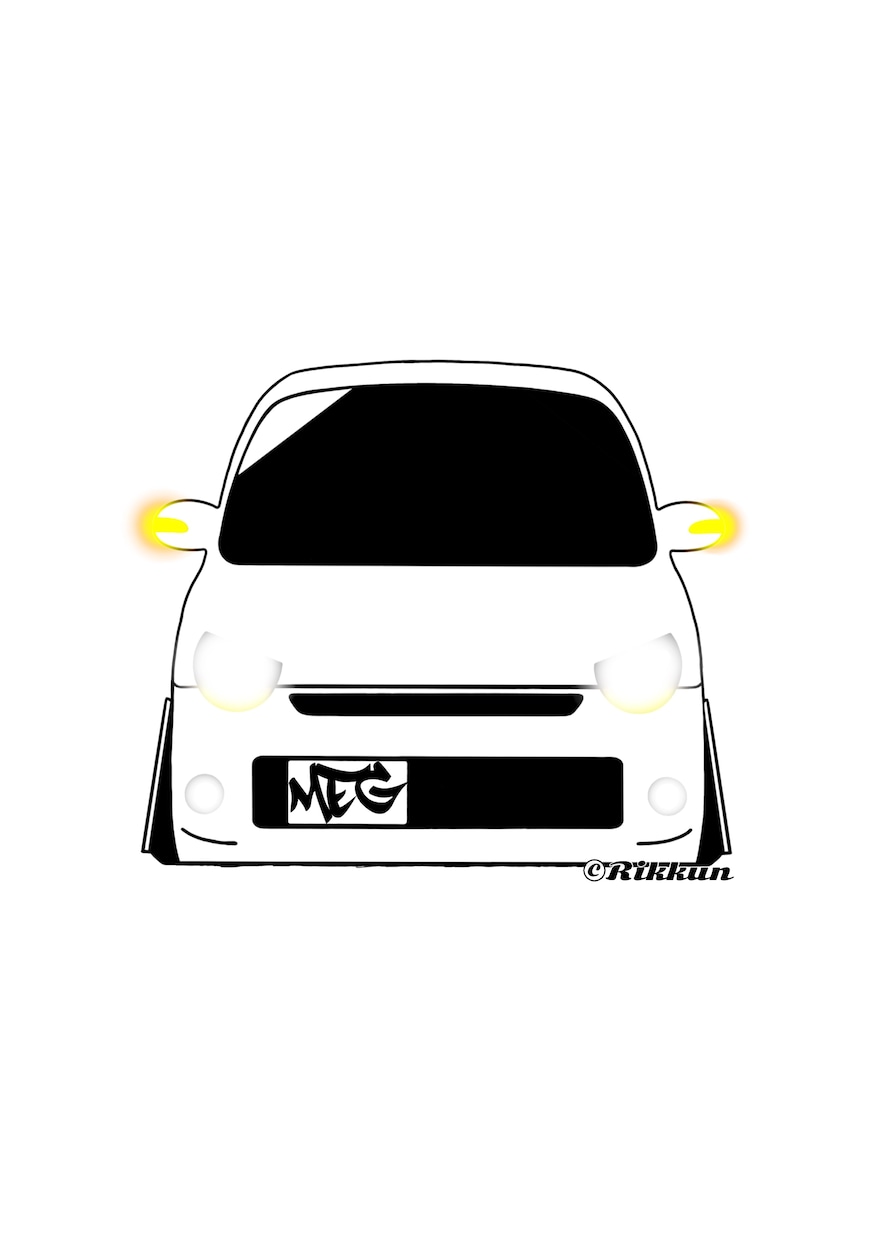 大切な愛車をポップなイラストに致します あなたの愛車をイラストにしませんか！？ イメージ2