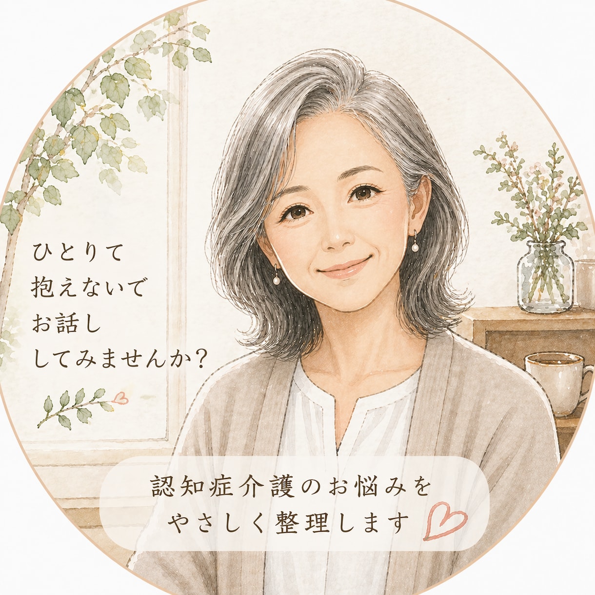 認知症介護のもやもやを整理します 25年の介護経験で、気持ちをやさしく整理します イメージ1